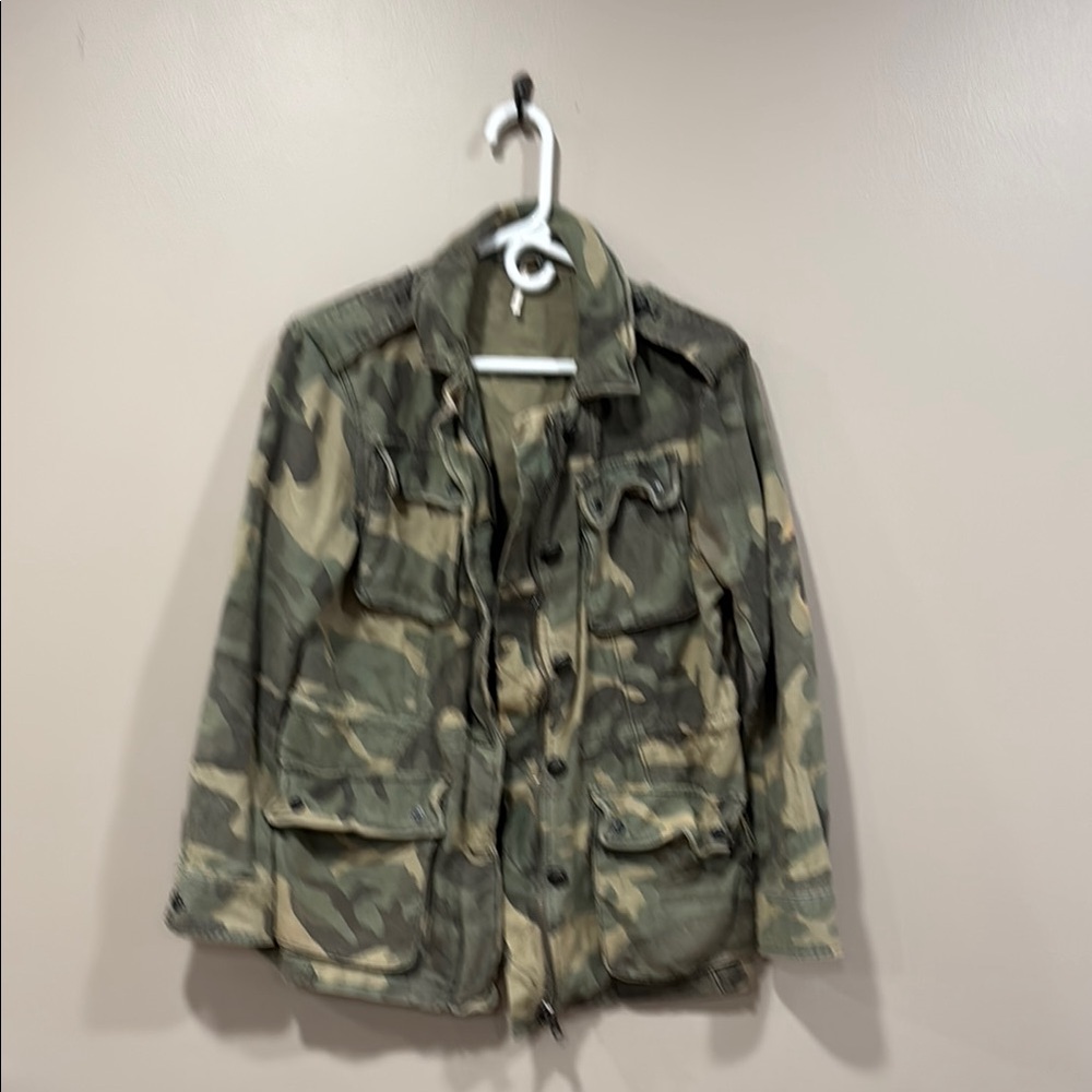 Camouflage Military Style Jacket